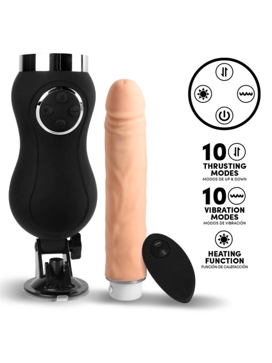 Sexmaschine Vibration, Stoßen und Wärme Fernbedienung USB von Intoyou Bdsm Line