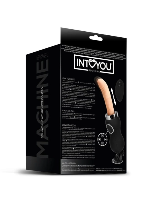 Sexmaschine Vibration, Stoßen und Wärme Fernbedienung USB von Intoyou Bdsm Line