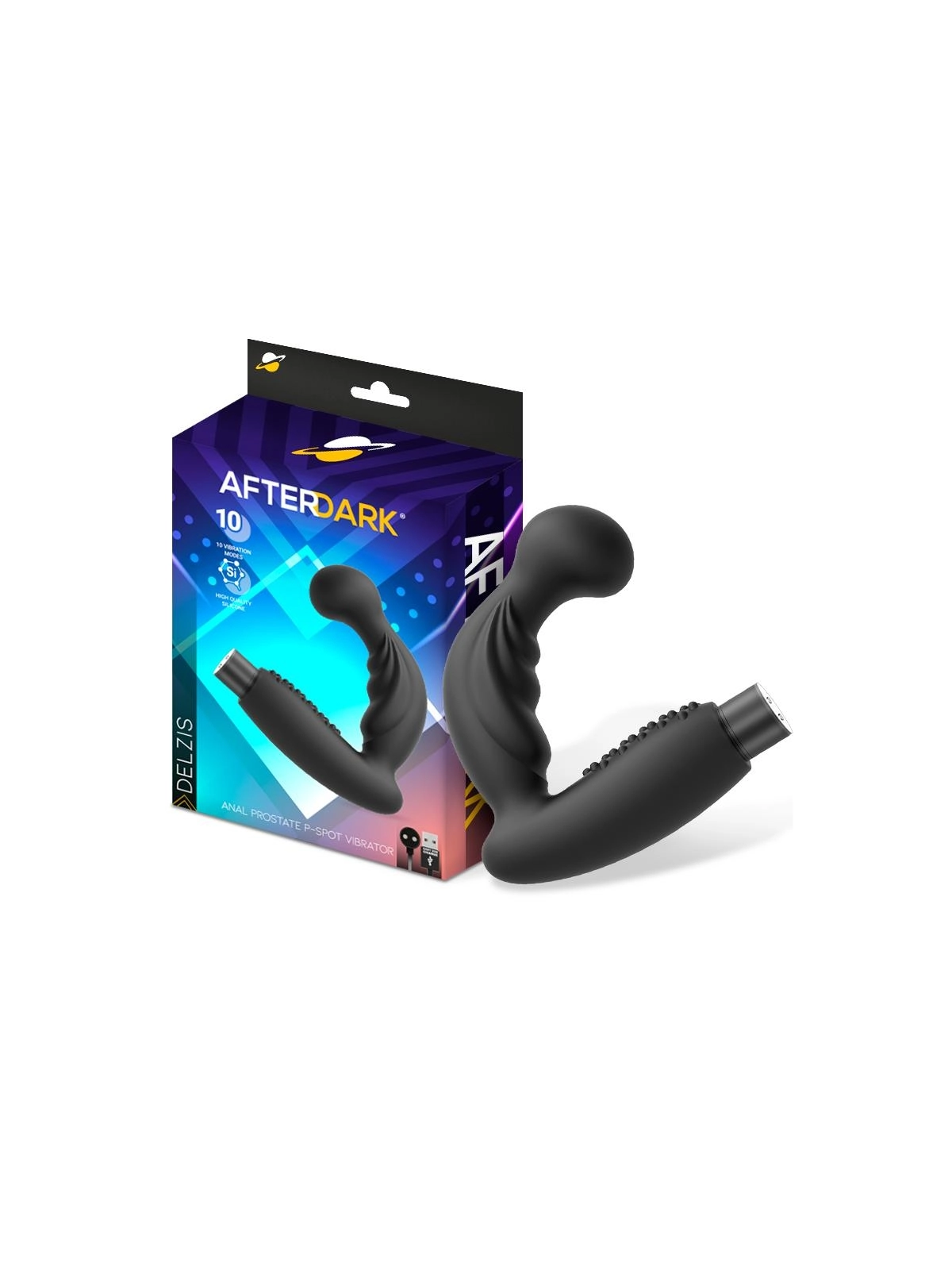 Delzis Anal-Prostata-P-Punkt-Vibrator von Afterdark