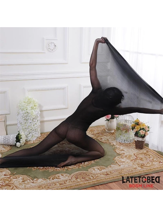 Ganzkörper-Bodystocking, elastisch von Latetobed Bdsm Line