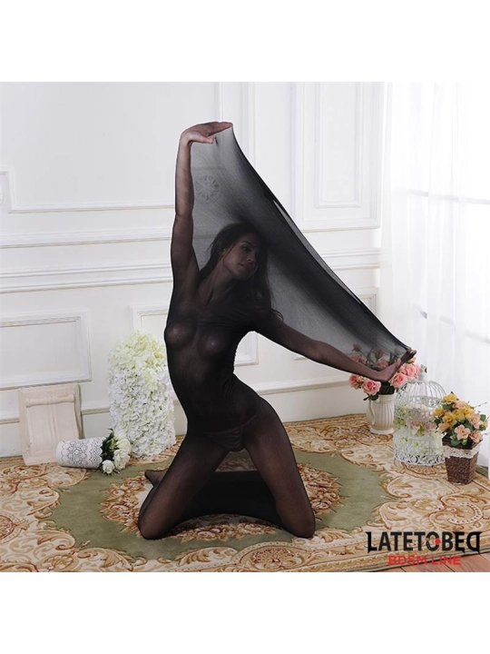 Ganzkörper-Bodystocking, elastisch von Latetobed Bdsm Line