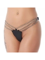 Spielslip mit Ketten Schwarz von Bondage Play