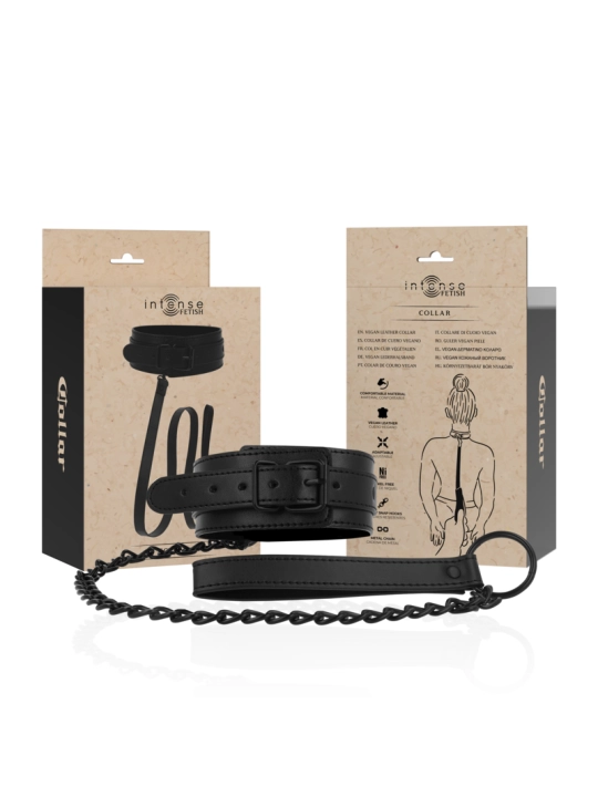 VEGANES LEDERHALSBAND VON INTENSE FETISH