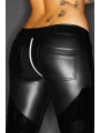 Schwarze Wetlook-Hose F115 von Noir Handmade Immoral Kollektion