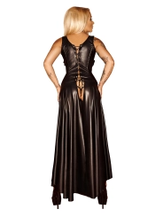 Langes Wetlook Kleid F069 von Noir Handmade