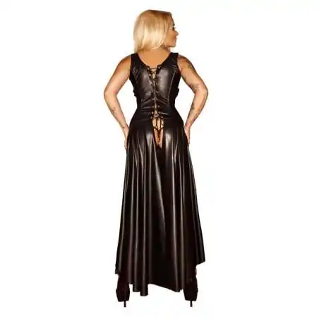 Langes Wetlook Kleid F069 von Noir Handmade