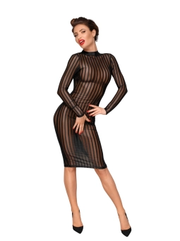 Schwarzes Netz-Kleid Pr4702 von Provocative