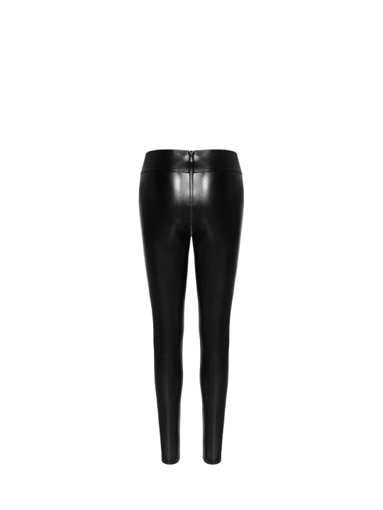 Snake Wetlook Leggings mit Reißverschluss F274 von Noir Handmade