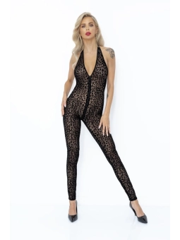 Schwarzer Ouvert Bodystocking Bs006 von Passion