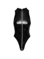 Powerwetlook Bodysuit mit Frontreißverschluss F294 von Noir Handmade