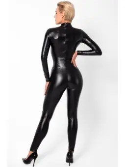 Schwarzes Wetlook Catsuit Sheila von 7-Heaven Dessous