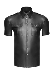 Schwarzes T-Shirt H011 von Noir Handmade