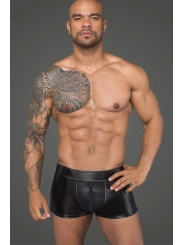 Shorts Aus Powerwetlook und 3d-Netz H058 von Noir Handmade Rebellious Collection