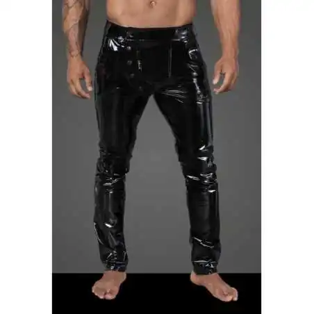 Lange Hose aus Elastischem Pvc H060 von Noir Handmade Rebellious Collection