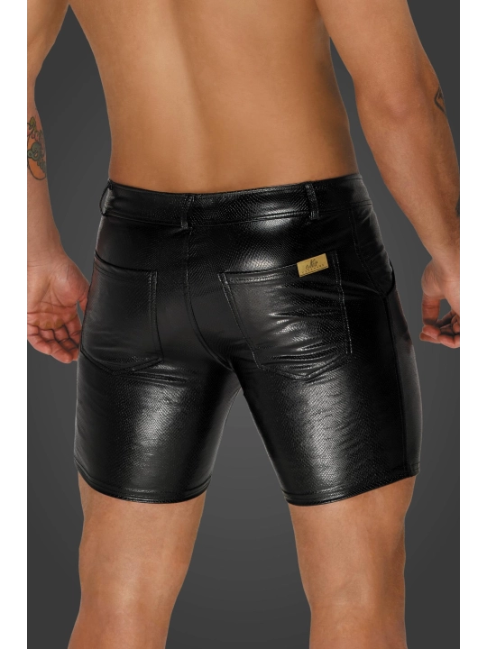 Snake Wetlook Shorts H068 von Noir Handmade Alpha Collection