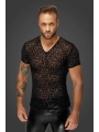 Leopard Flock T-Shirt H071 von Noir Handmade Alpha Collection