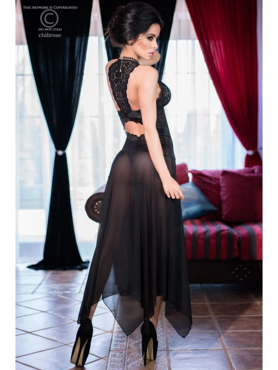 ♥ Gown Cr4146 Schwarz von Chilirose ♥