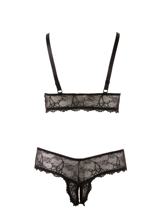 ♥ BH und offener ouvert G-String von Cottelli Collection ♥