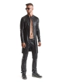 ♥ Herren Mantel Rmmario001 Schwarz von Regnes Fetish Planet ♥