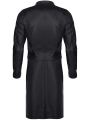 ♥ Herren Mantel Rmmario001 Schwarz von Regnes Fetish Planet ♥