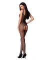 ♥ Schwarzer Ouvert Bodystocking Bs071 von Passion ♥