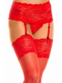 ♥ Roter Shorty Strumpfhalter + Strümpfe Paris von Legg Story ♥