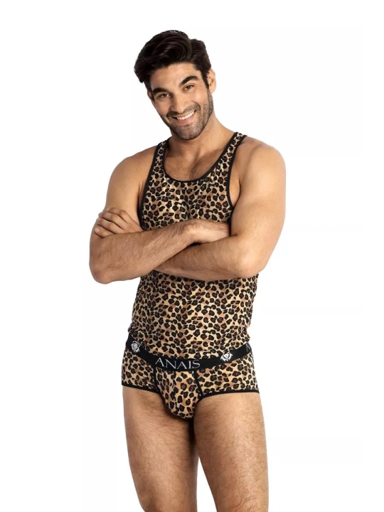 ♥ Herren Tank Top 053550 leopard von Anais for Men ♥