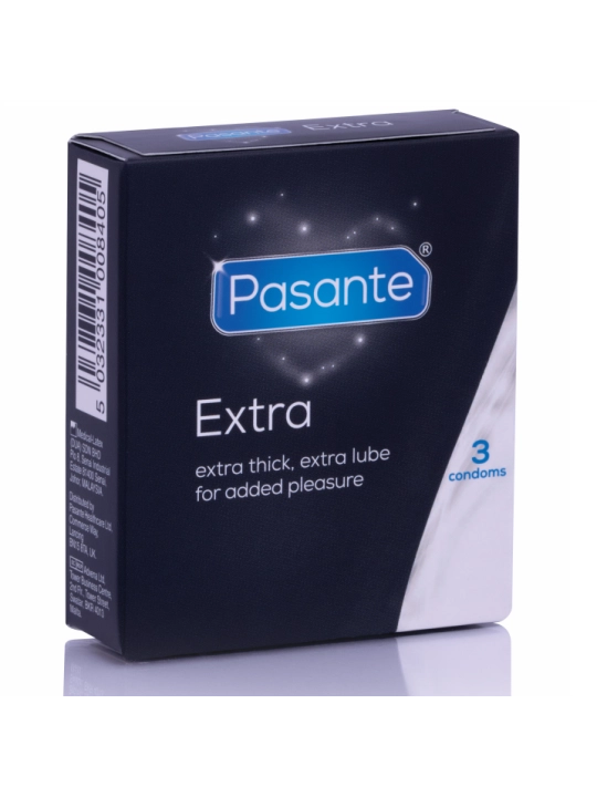 Extra-Kondom Extra Dick 3 Stück von Pasante