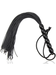 Gerippter Silikongriff Flogger 22 cm von Ohmama Fetish