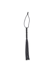 Gerippter Silikongriff Flogger 22 cm von Ohmama Fetish