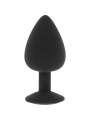 Plug Anal Slilikon mit Diamant Größe S - 7 cm von Ohmama Anal