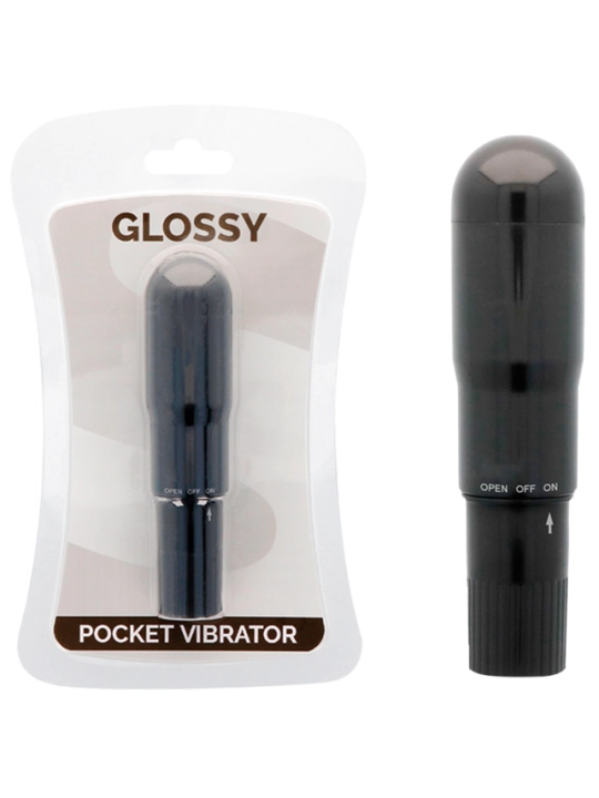 Taschenvibrator Schwarz von Glossy