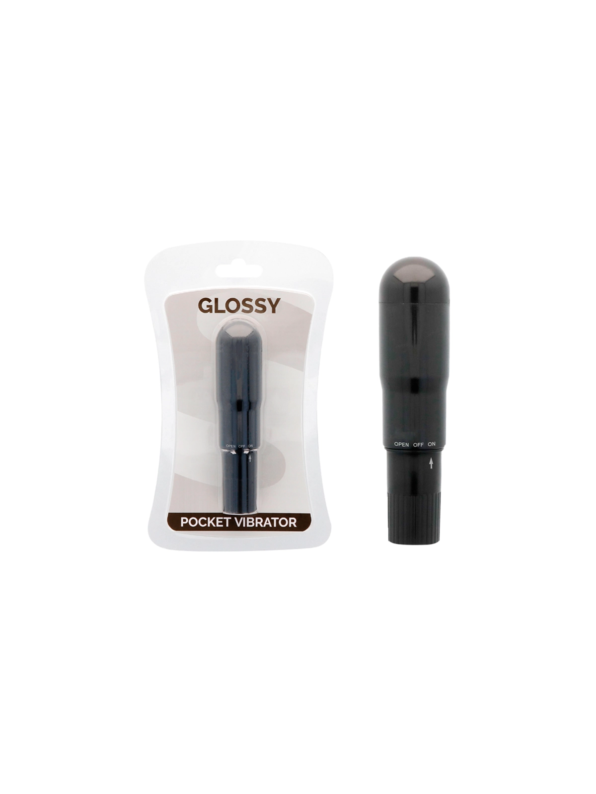 Taschenvibrator Schwarz von Glossy