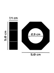 Super Flexibler und Widerstandsfähiger Penisring 5cm Pr10 Klar von Powering