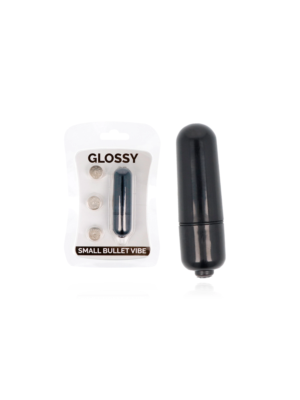 Kleine Bullet Vibe Schwarz von Glossy