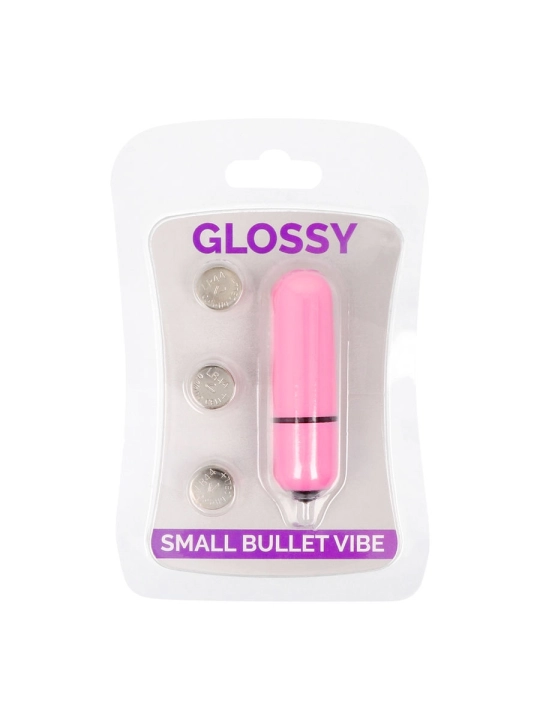 Small Bullet Vibe Deep Rose von Glossy