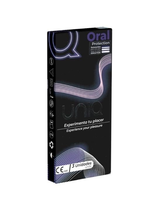 Classic Latexfreie Oralsex Kondome 1 Stück von Uniq