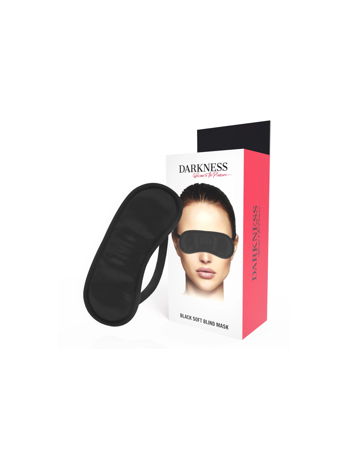 Gerade Schwarze Maske von Darkness Bondage