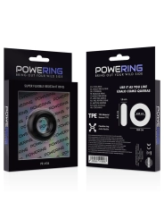 Super Flexibler und Widerstandsfähiger Penisring 3,8 cm Pr04 Schwarz von Powering