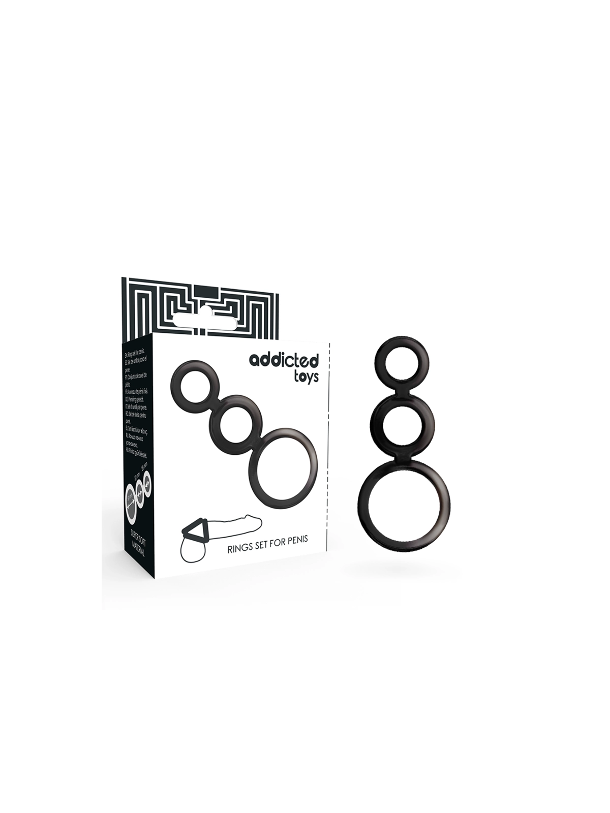 Ringset für Penis - Geruchert von Addicted Toys