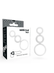 Ringset für Penis Transparent von Addicted Toys