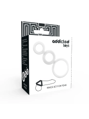 Ringset für Penis Transparent von Addicted Toys