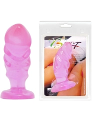 Unisex Analplug mit Rosa Farbenem Saugnapf von Baile Anal