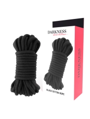 Japanisches Seil 5 M Schwarz von Darkness Bondage