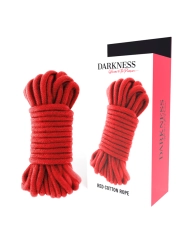 Japanisches Seil 5 M Rot von Darkness Bondage