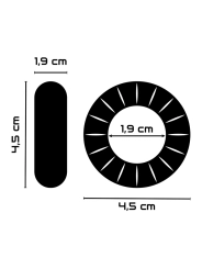 Super Flexibler und Widerstandsfähiger Penisring 4,5 cm Pr07 Klar von Powering