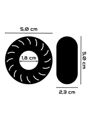 Super Flexibler und Widerstandsfähiger Penisring 5cm Pr08 Klar von Powering