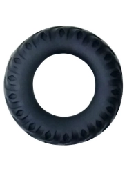 Titan Cockring Schwarz Grün 2 cm von Baile For Him