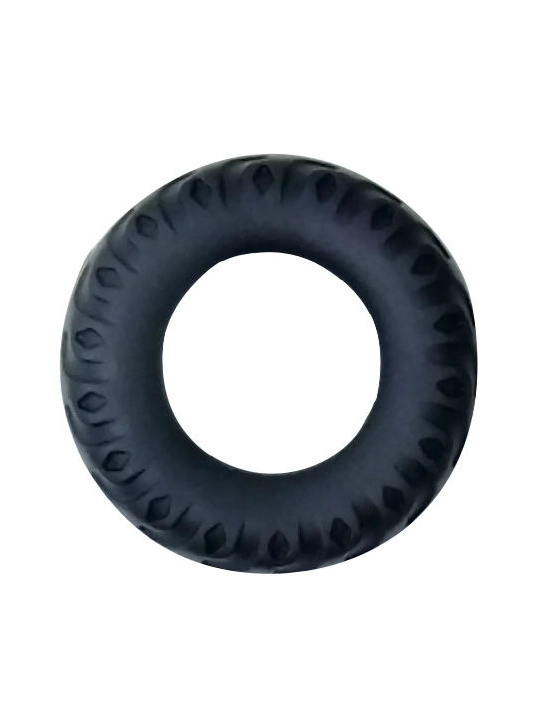 Titan Cockring Schwarz Grün 2 cm von Baile For Him