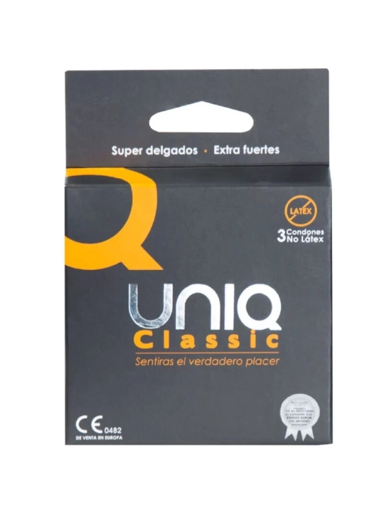 Classic Latexfreie Kondome 3 Stück von Uniq